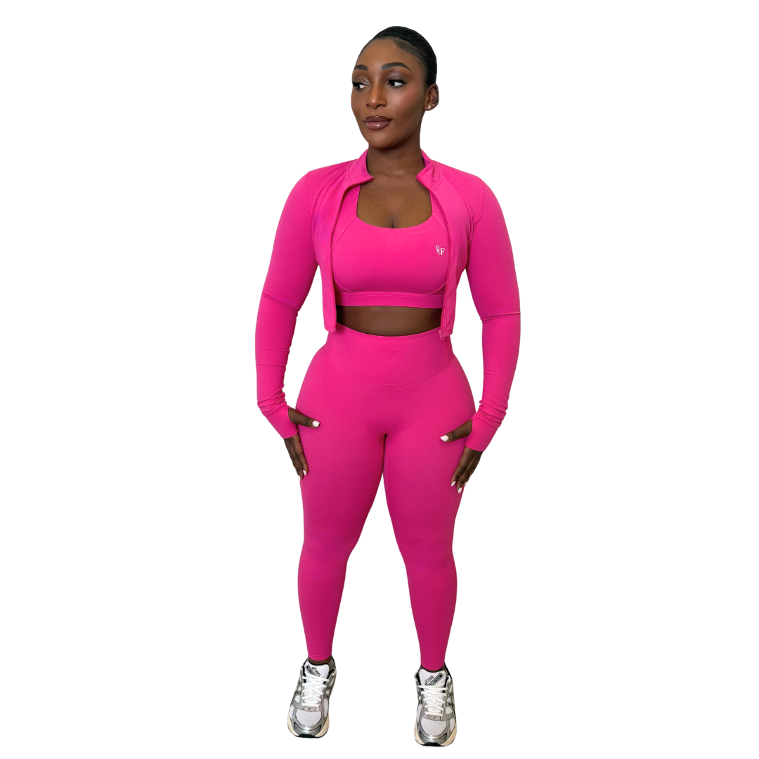 Rosé Activewear Set